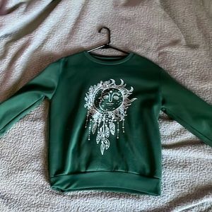(foggy mirror) size small, shein, crew neck